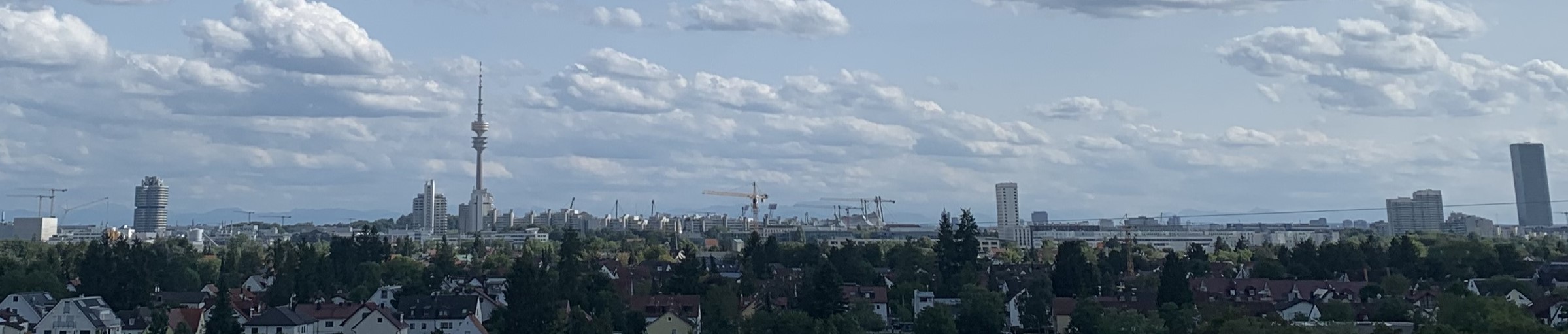Munich Skyline as seen from north